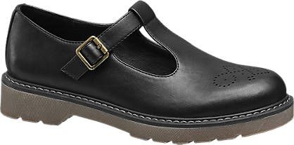 Graceland Ladies Chunky T Bar Shoes Black Deichmann T Bar Shoes Shoes T Bar Flat Shoes