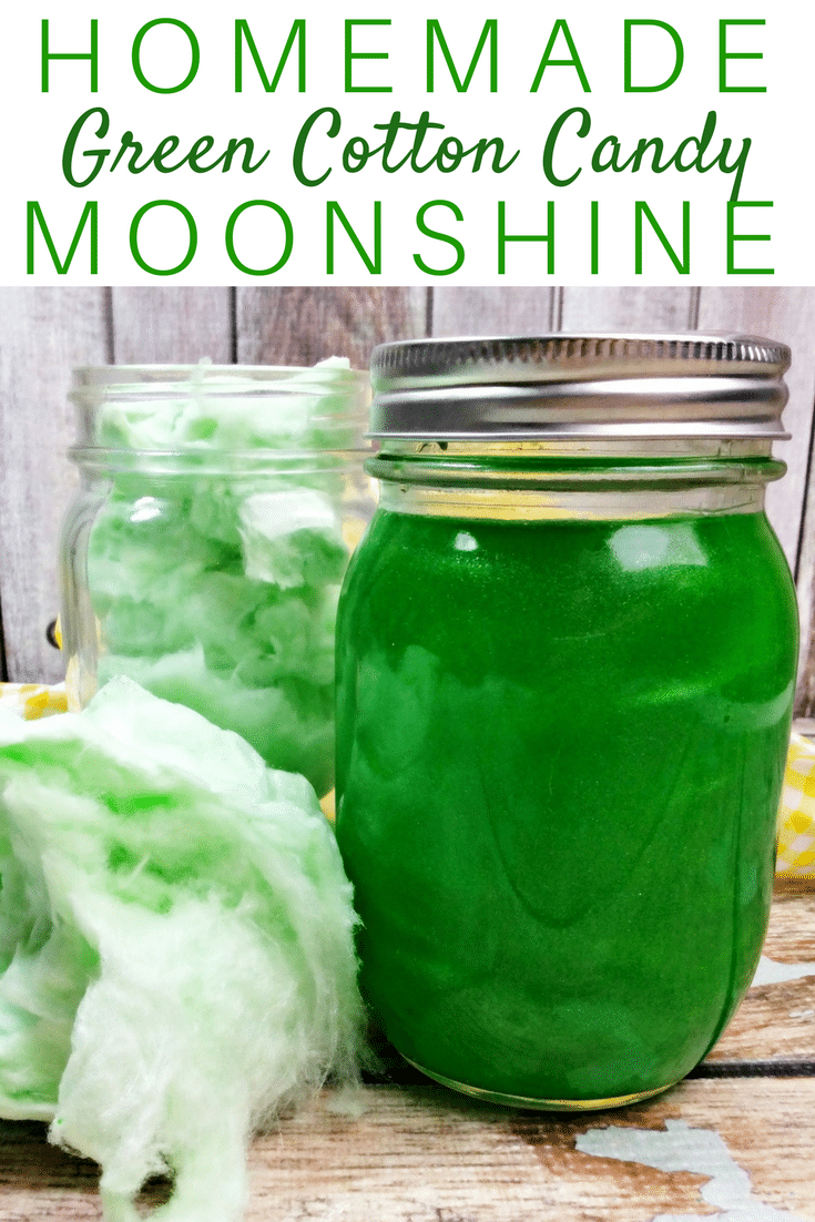 This Moonshine Recipe Combines Cotton Candy Vodka This Moonshine Recipe Combines Cotton Candy Vodka Sugar And Everclear To Make A Delicious Homemade Plus The Bright Green Color
