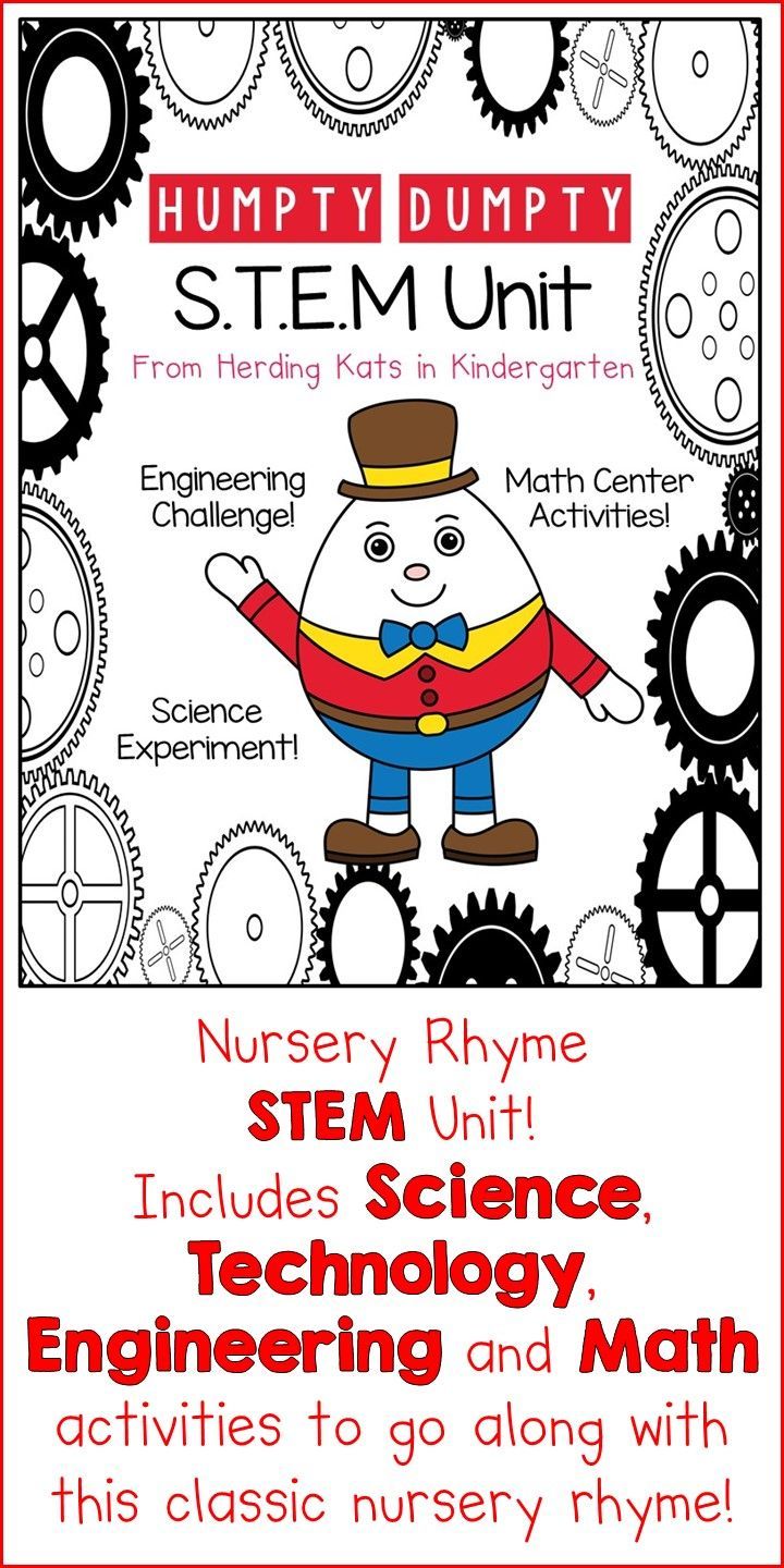 Humpty Dumpty Stem Sequencing Activities And Homeschool Stem Nursery Rhyme