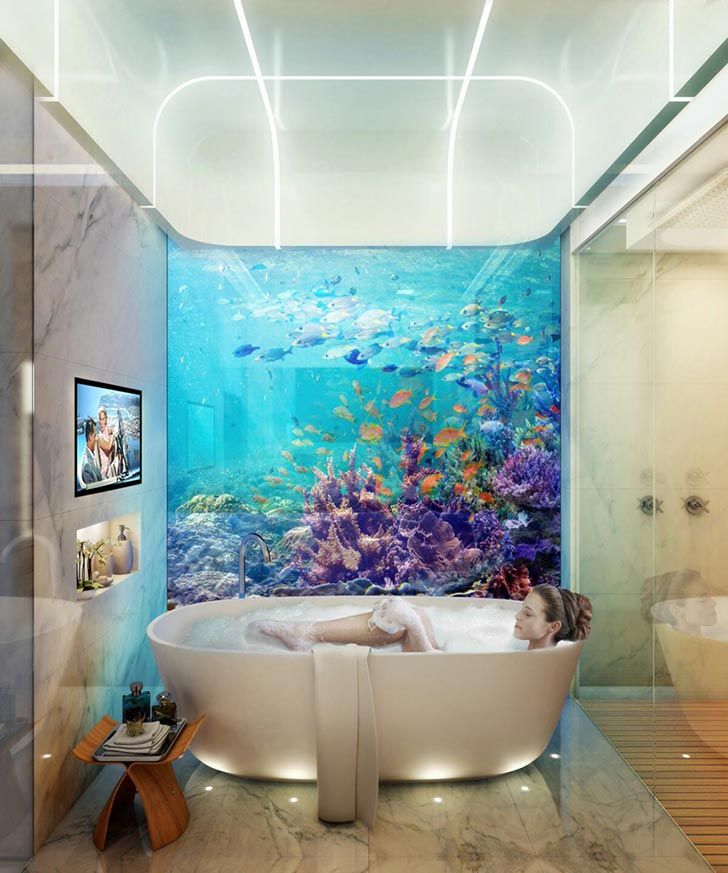 En esta vivienda de Dubai te sentirás como La Sirenita: bajo el mar