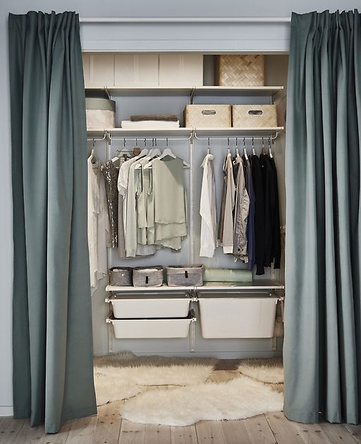 tricky space | Ikea closet A walk in closet in a tricky space IKEA
