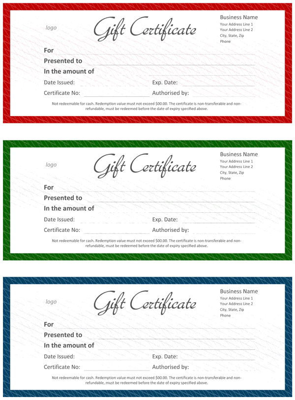 word gift certificate template free word gift certificate template free
