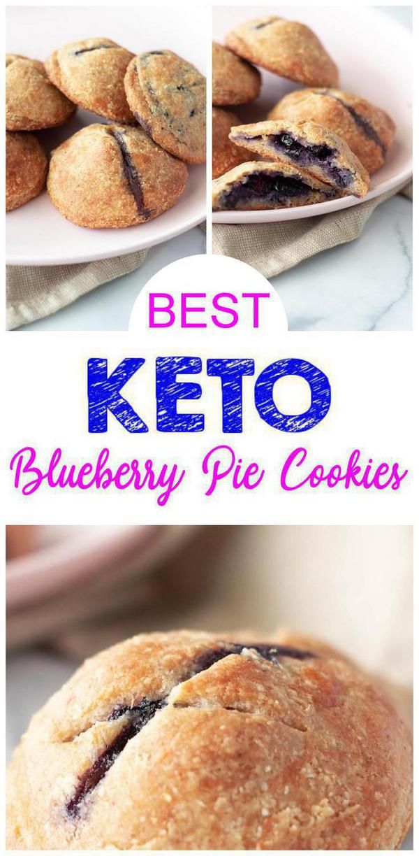 Check out these keto Blueberry Pie cookies. Tasty & delish Blueberry Pie Cookies - mini hand pie cookies - homemade not store bought low carb keto cookies. Great keto dessert, sweet treats, snack on the go. Perfect keto Christmas cookies, Thanksgiving desserts or Halloween treats. #blueberry #easyrecipe #ketorecipes #ketodessert