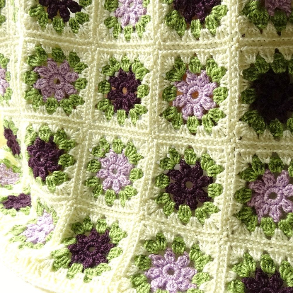 This item is unavailable | Etsy | Crochet flower blanket, Crochet ...
