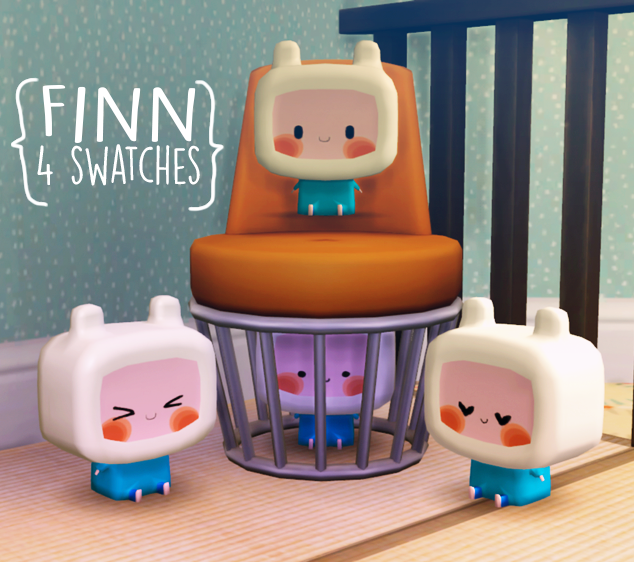 The Sims 4 CC || Meghewlett | Finn and CC Decoration U Shaped Pillow,Cartoon