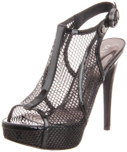Guess By Marciano Women S Karlee Ankle Strap Sandal Black Ayakkabilar