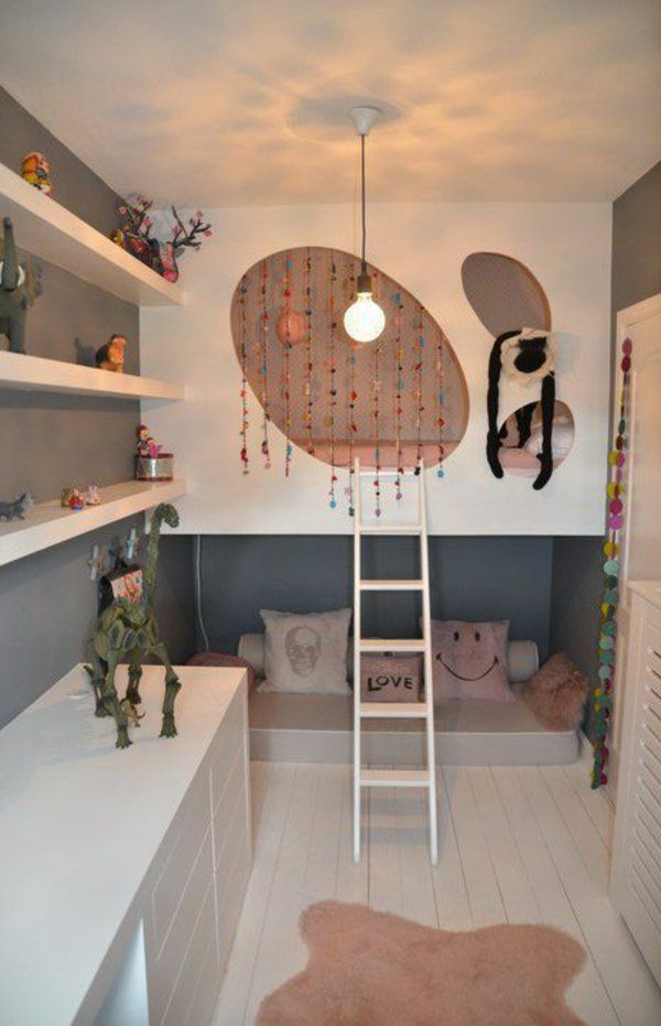 125 großartige Ideen zur Kinderzimmergestaltung Dieses Kinderzimmer !! Die Regale sind großartig Dieses