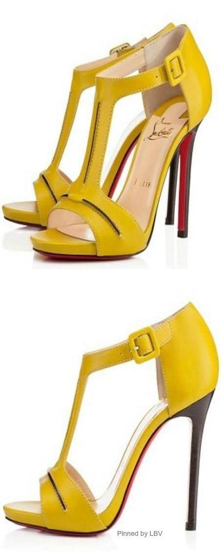 Christian Louboutin Plataformas amarillo Christian Louboutin Plataformas amarillo