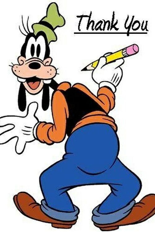 Pin by Marjo Groenewegen on Bedankt/Thank You | Goofy disney, Disney