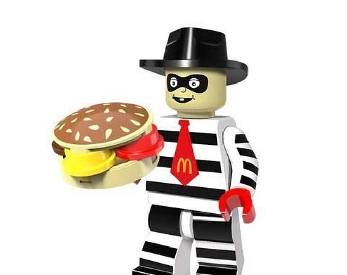 Custom Designed Minifigure Swordsman Jacques Duquesne Printed On LEGO Parts