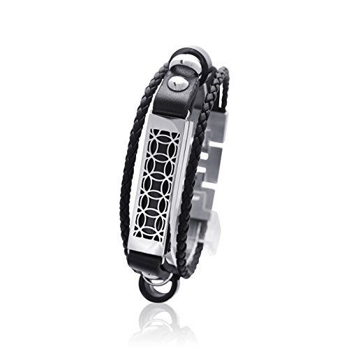 Fitbit Flex 2 Jewelry Fitbit Bracelet Hyde Stainless Steel And Real Leather Fitbit Flex 2 Replacement Band Available Colors Gold Rose Gold Black And S Fitbit Bracelet Real Leather Leather