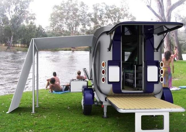 Habitaciones compactas para llevar como remolque al campo | Camping