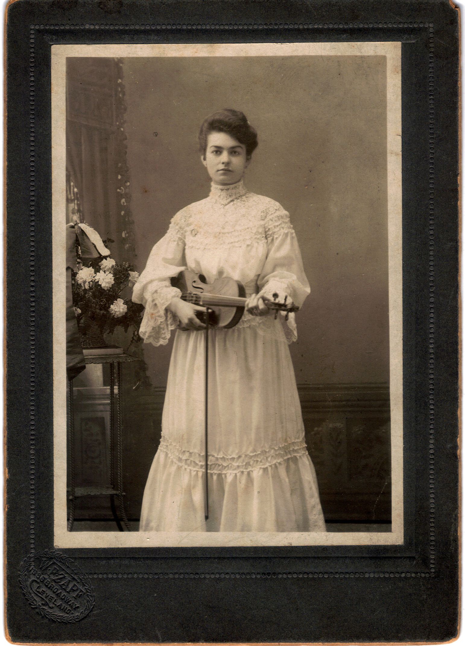 Vintage Photo Beautiful Czech Violinist Photo Vintage Photos