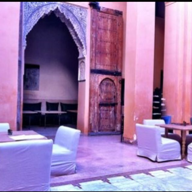 Dar Cherifa Caffe Letterario Marrakech Mexican Colors Boho Eclectic Design