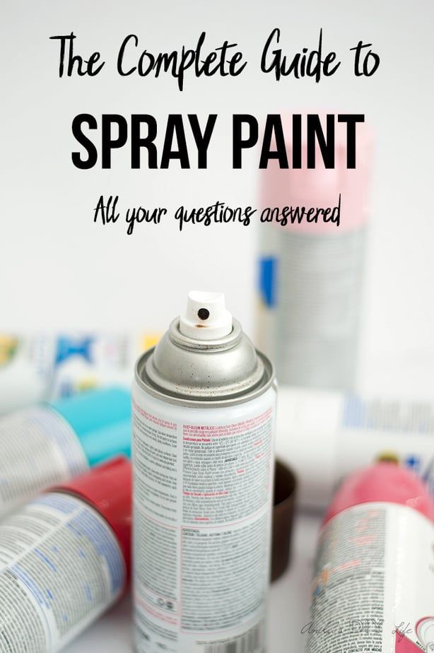 You don't want to spray paint without reading this! #spraypainting