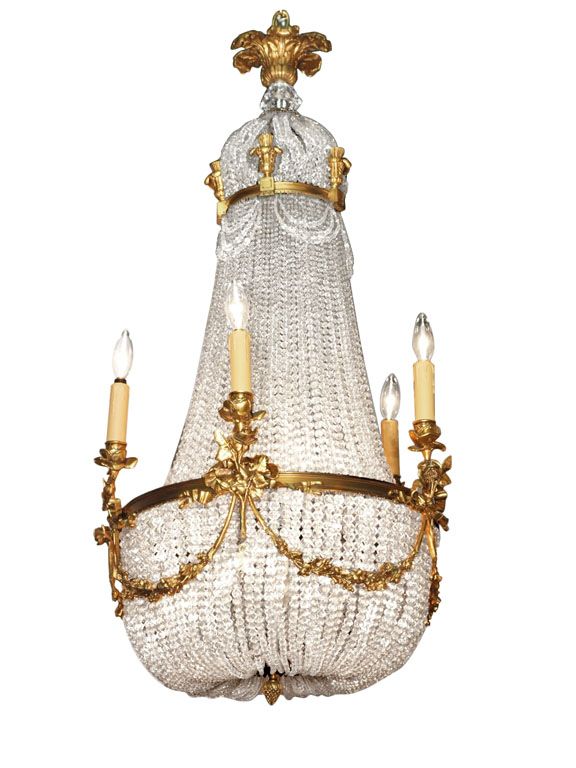 Antique French Empire Chandelier. Crystal And Bronze French View this item and discover similar chandeliers and pendants for sale at - Antique French Empire chandelier. Crystal and bronze. - Antique French Empire Chandelier. Crystal And Bronze French