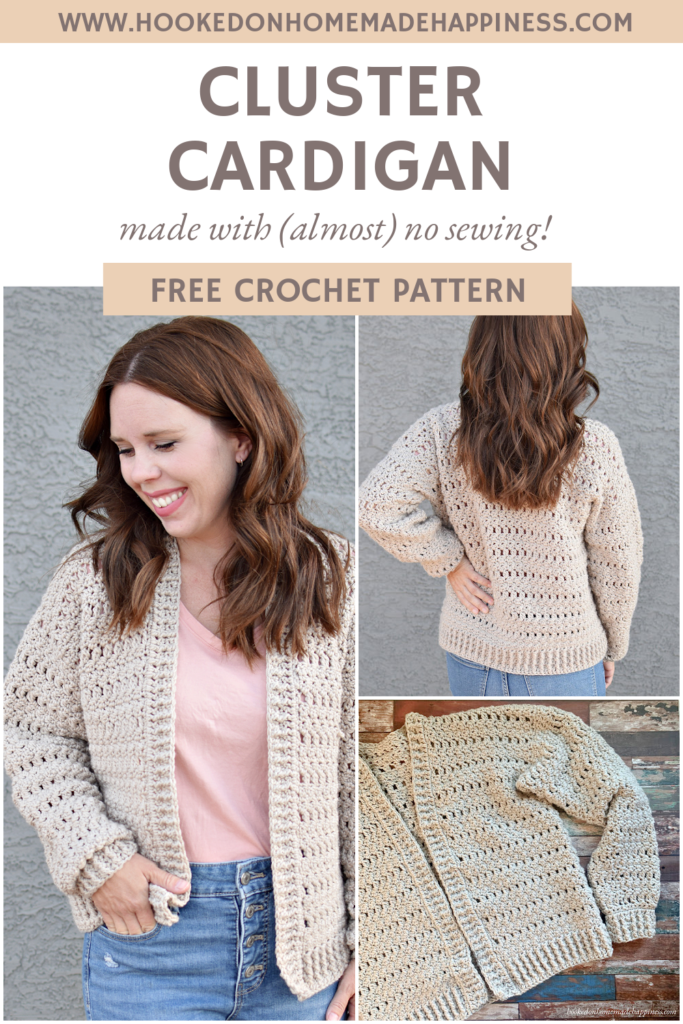 Cluster Cardigan Crochet Pattern