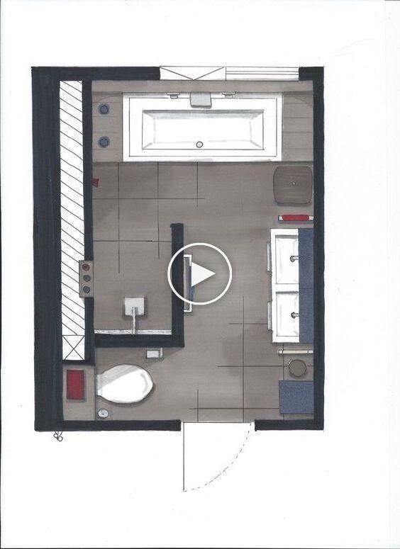#PICSPLAY - #plan #PICSPLAY | Badkamer plattegrond ...