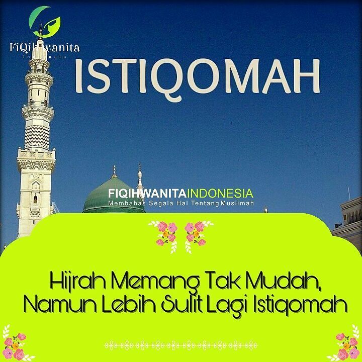 Ibnu Rajab Rahimahullah Berkata Istiqomah Adalah Meniti Jalan