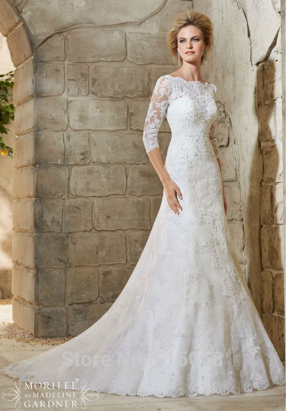 Modest Wedding Dresses with Sleeves