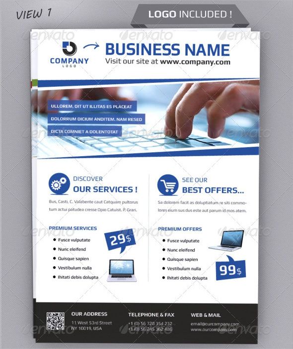100 free professional brochure template psd designs