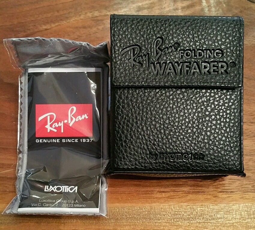 ray ban folding wayfarer case