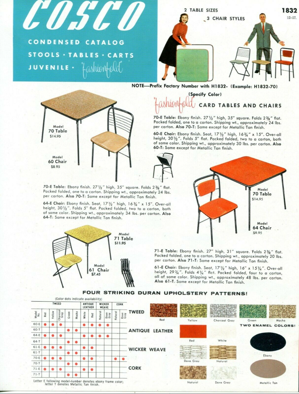 Furniture Ads, Furniture Companies, Table Furniture, Card Table And Chairs, Table Cards, Old Kitchen, Chair Style, Mid Century Decor, Print Ads