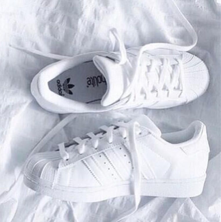 adidas pure white