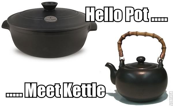 Pot & Kettle | 993 porsche cashmere pot calling the kettle black meme