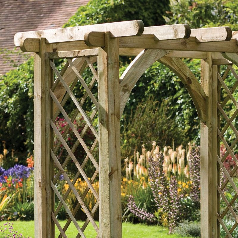 Buy single pergola arch forest