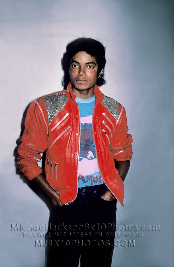 Michael Jackson 1984 In Beat It Jacket 3xrar8x10 Photos Thriller - Michael Jackson Leather Jacket Blue Michael Jackson 1984 In Beat It Jacket 3xrar8x10 Photos Thriller - Michael Jackson Leather Jacket Blue