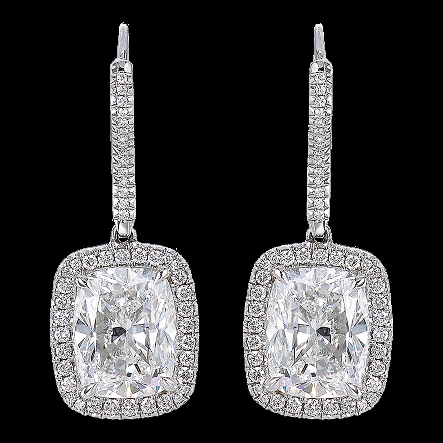 Gia Certified Flawless 2 00 Carat Cushion Cut Drop Diamond Earrings Gia Certified Flawless 2 00 Carat Cushion Cut Drop Diamond Earrings 18k White Gold By Diamondjewelersco On Etsy