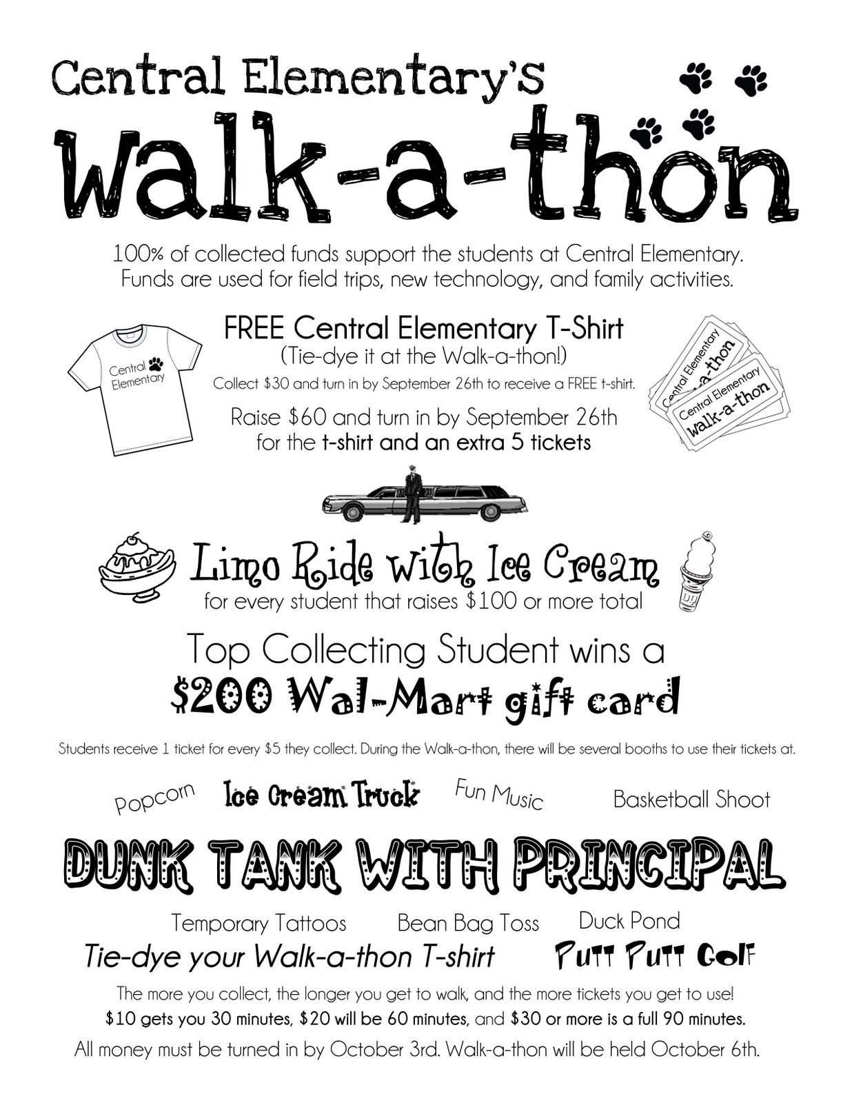 school walk a thon fundraiser