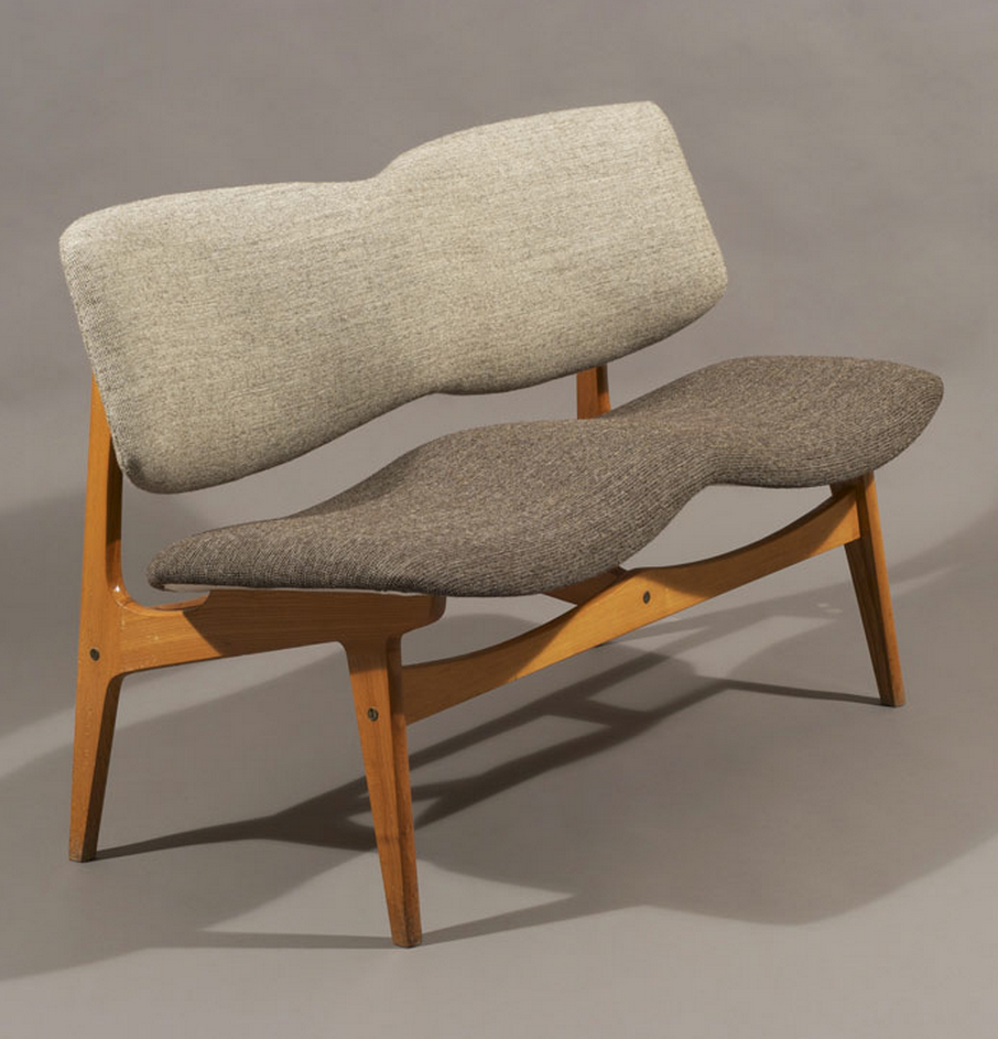 Gunnar Sørlie Settee For Karl Og Sønn C1952 Mcm Design Retro Furniture Gunnar Sørlie Settee For Karl Og Sønn C1952
