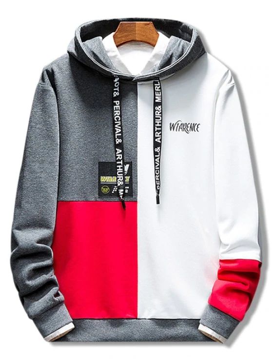 ZAFUL Color Block Cool Hoodie | Hoodies men, Mens Urban Hoodie | Hoodies, Mens sweatshirts, Men sweater