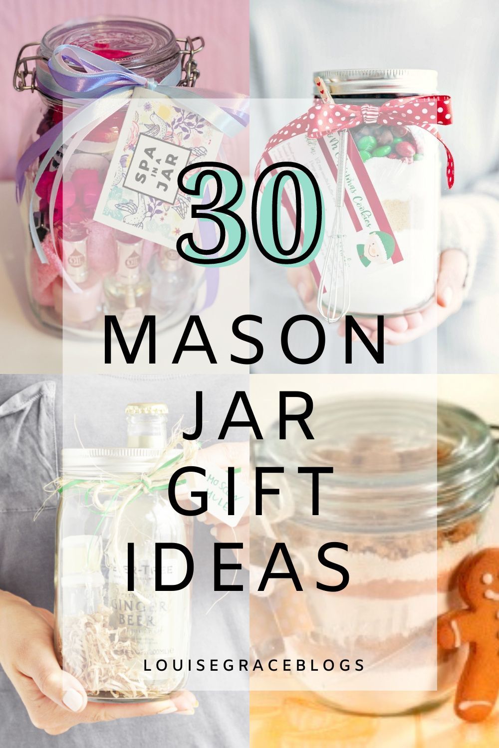 30 Mason jar Christmas gift ideas - Louise Grace B 30 Mason jar Christmas gift ideas - Louise Grace B