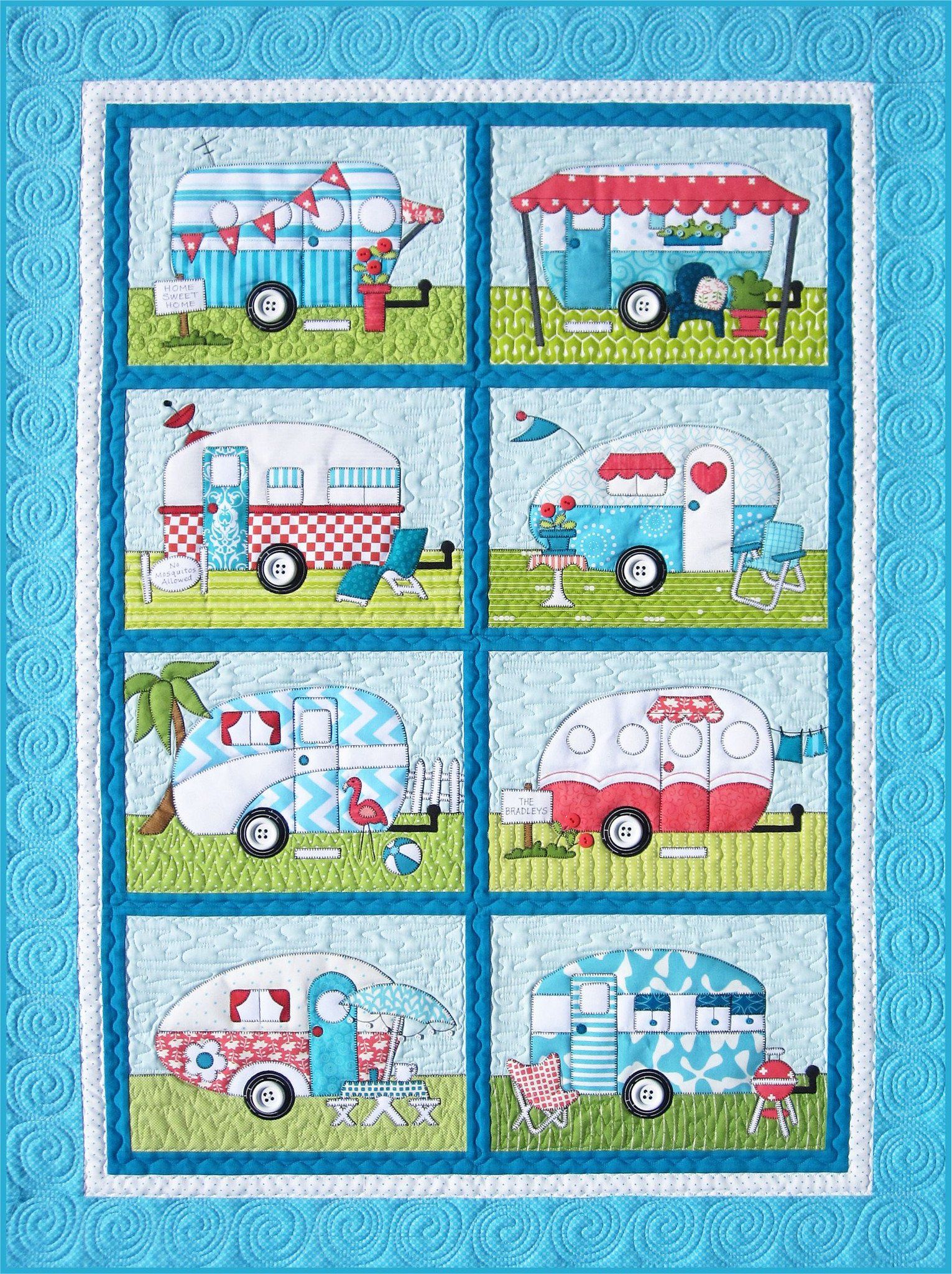 Campers Quilt Pattern Camper Quilt Camping Quilt Quilt Patterns