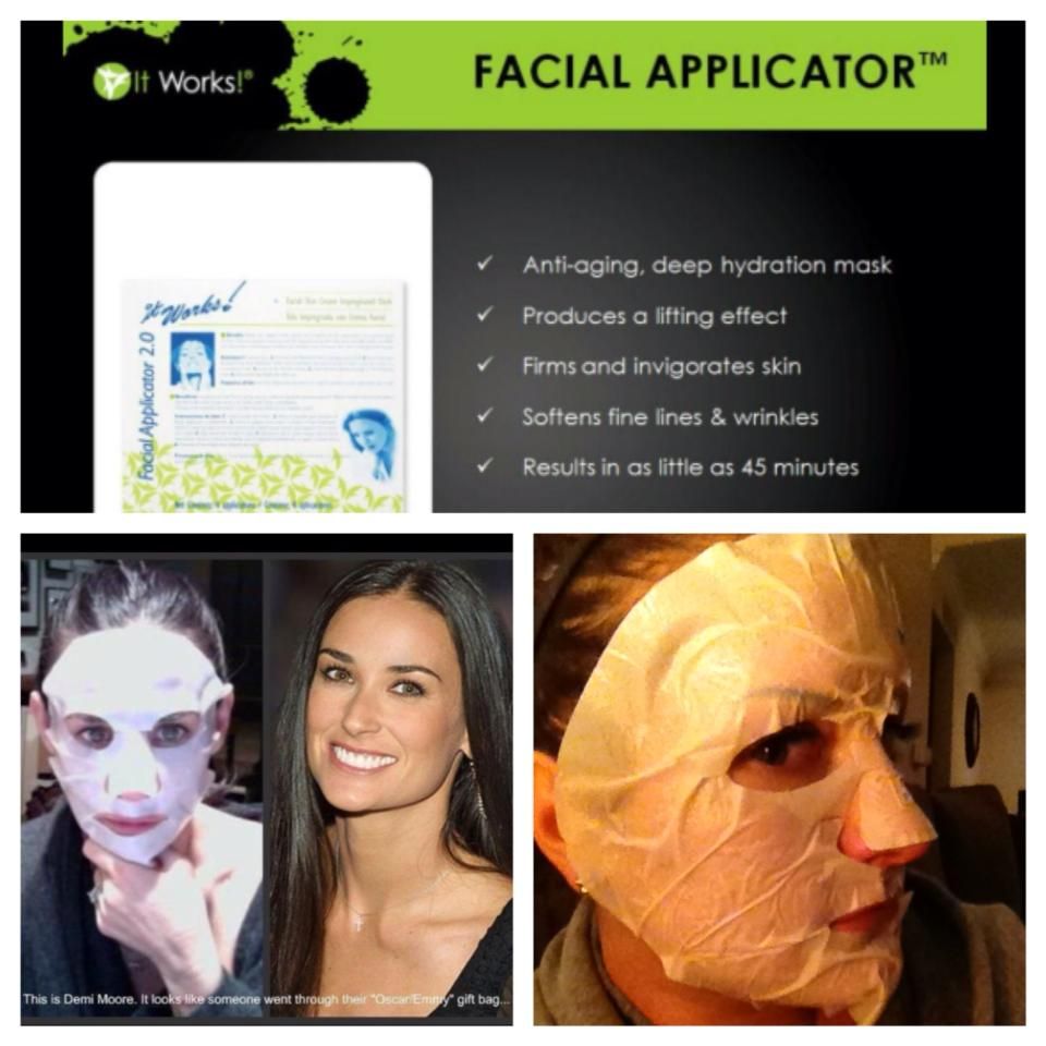 it works global facial applicator get your demi on 49 00 for 4 it works mask