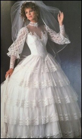 Ugly 80s Wedding Dresses Ideas Pinterest Ugly 80s Wedding Dresses