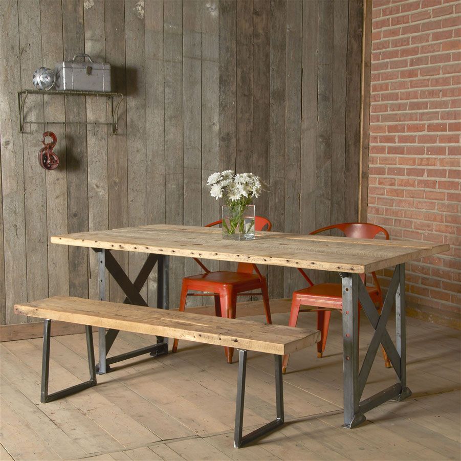 Salvaged Dining Table Dotandbo It S 30 Inches Wide Dot Bo Furniture And Décor For The Modern Lifestyle