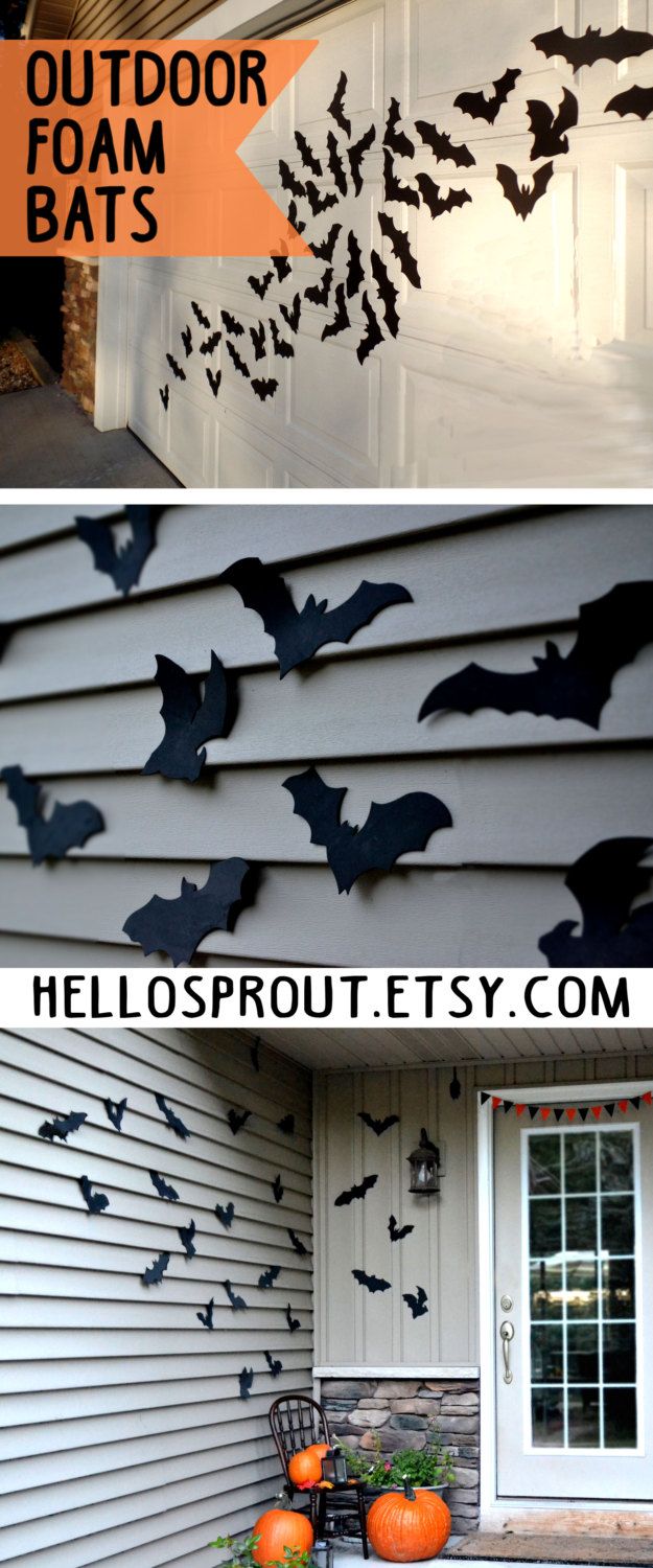 These Bats Are Cut From Waterproof Foam Use Masking Tape To Hang These Bats Are Cut From Waterproof Foam Use Masking Tape To Hang Light Weight