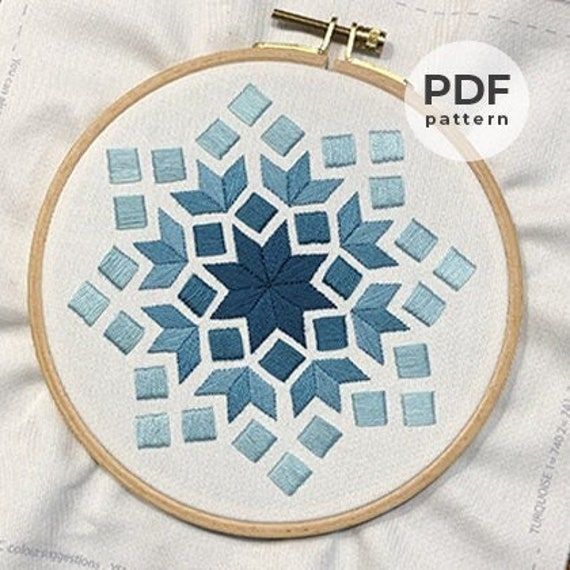 EMBROIDERY PATTERN This listing is an embroidery pattern. It is beginner friendly and it’s an instantly downloadable PDF file. The file includes a traceable pattern (numbering included) which will fit a - 6, 6 kit version, 8 & 11” inch embroidery hoop. - 3 color guides with DMC numbers to recreate Hand Embroidery Patterns Flowers, Geometric Embroidery, Hand Embroidery Projects, Hand Embroidery Videos, Embroidery Stitches Tutorial, Embroidery Motifs, Simple Embroidery, Hand Embroidery Designs, Embroidery Patterns Free Templates
