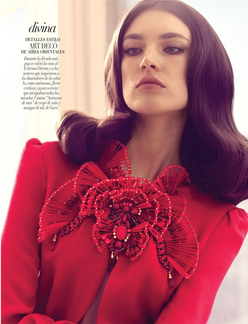 Jacquelyn Jablonski is 70s Chic in Gucci for Vogue Latin America's