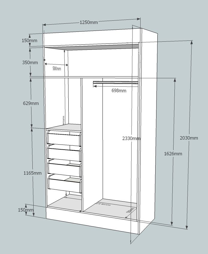 Cabinetry CAD For Accurate Cutting Lists Wardrobe Design Bedroom cabinetry-cad-for-accurate-cutting-lists-wardrobe-design-bedroom