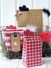 Ostern mit Huhn … mal ein anderes Osternest … (design by gutschi ღ) Oster...