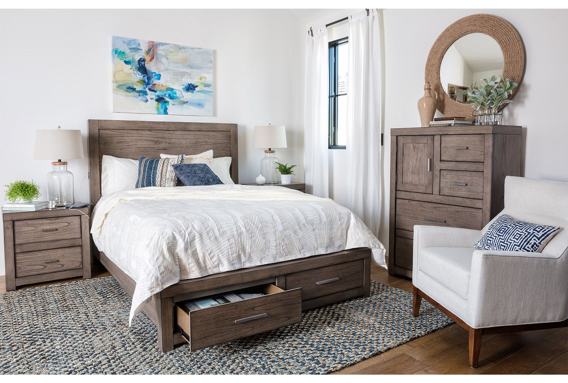 Living spaces bedroom set deals