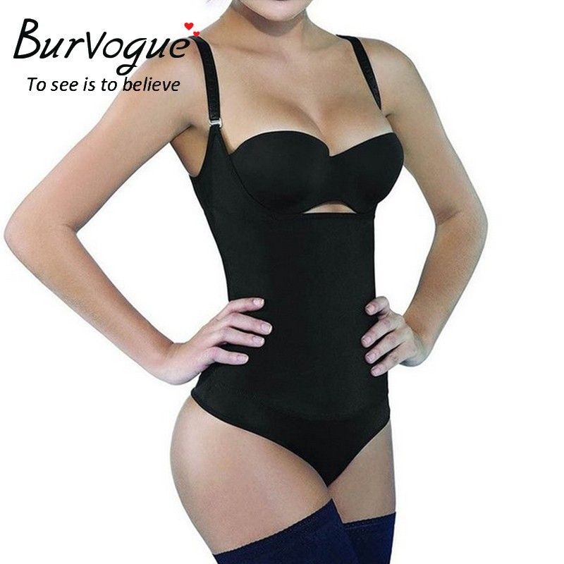 Women Waist Trainer Body Shaper Slimming Tummy Control Shaperwear Bodysuits DE