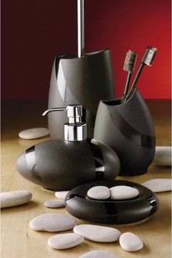 Stone Moka Bathroom Accessories Contemporary Bath And Spa Stone Moka Bathroom Accessories Contemporary Bath And Spa
