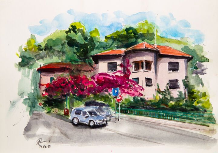 Southern Cities, Summer Days, Italy, Street, Artist, Artwork, Painting, Sunrise, Italia