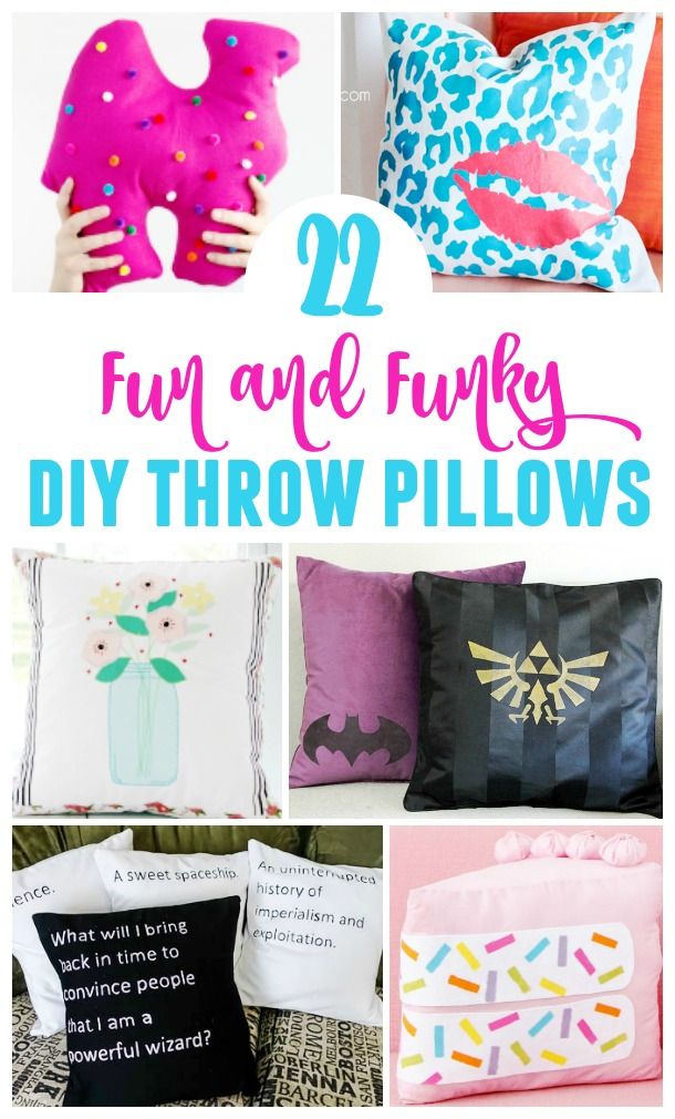 These Fun And Funky Diy Throw Pillows Can Really Change The Look